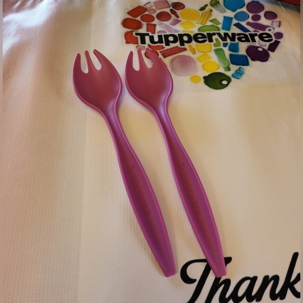 Tupperware Purple Serving Utensils